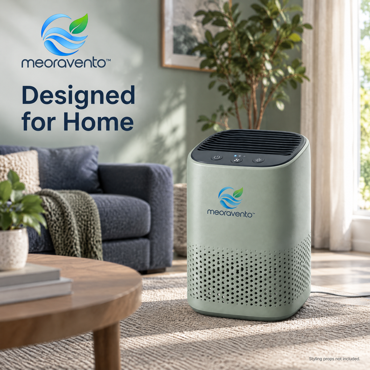 meoravento™ Compact Bedroom Air Purifier — product image 03