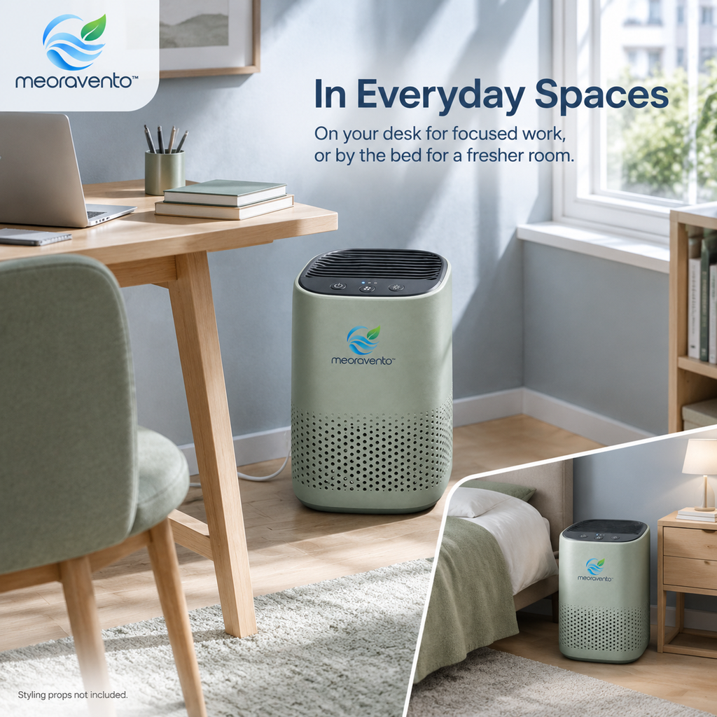meoravento™ Compact Bedroom Air Purifier — product image 07