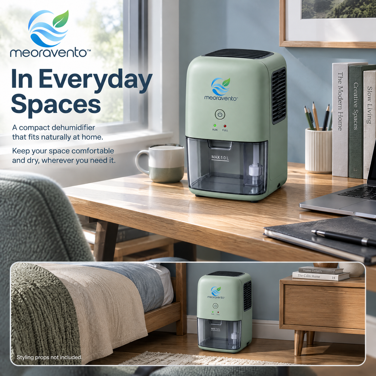 meoravento™ Compact Home Dehumidifier — product image 07