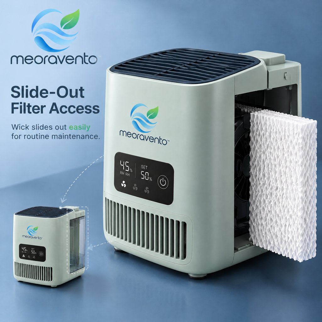 meoravento™ Large Room Evaporative Humidifier — product image 04