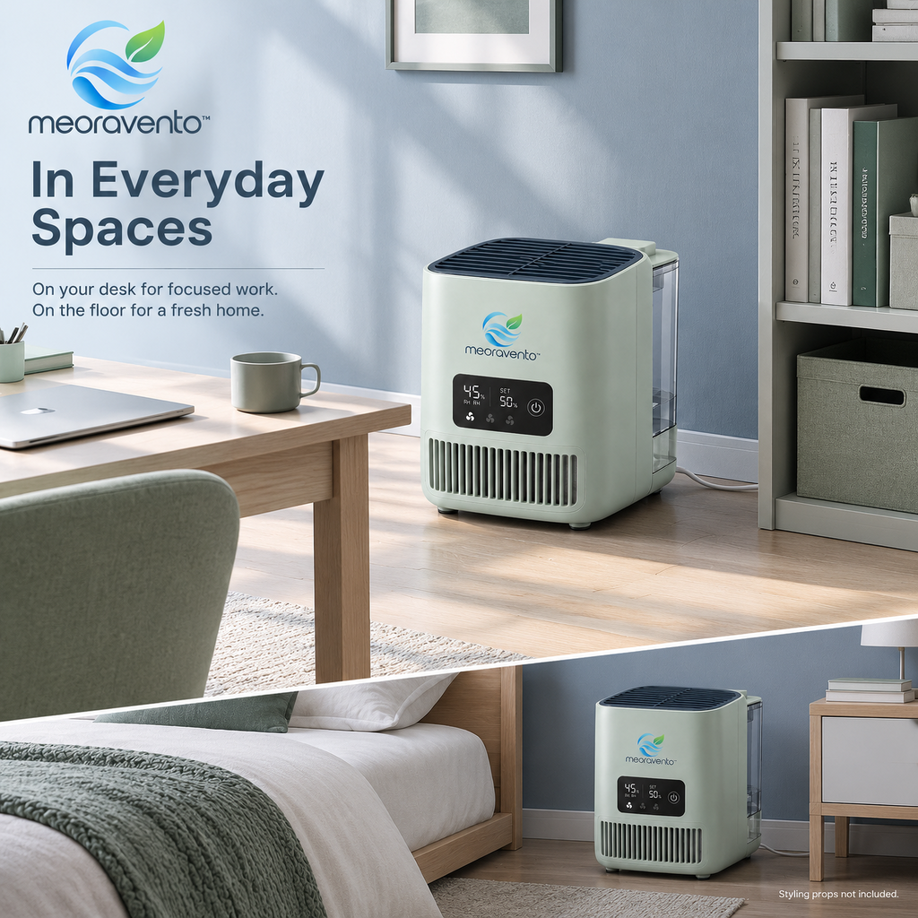 meoravento™ Large Room Evaporative Humidifier — product image 07