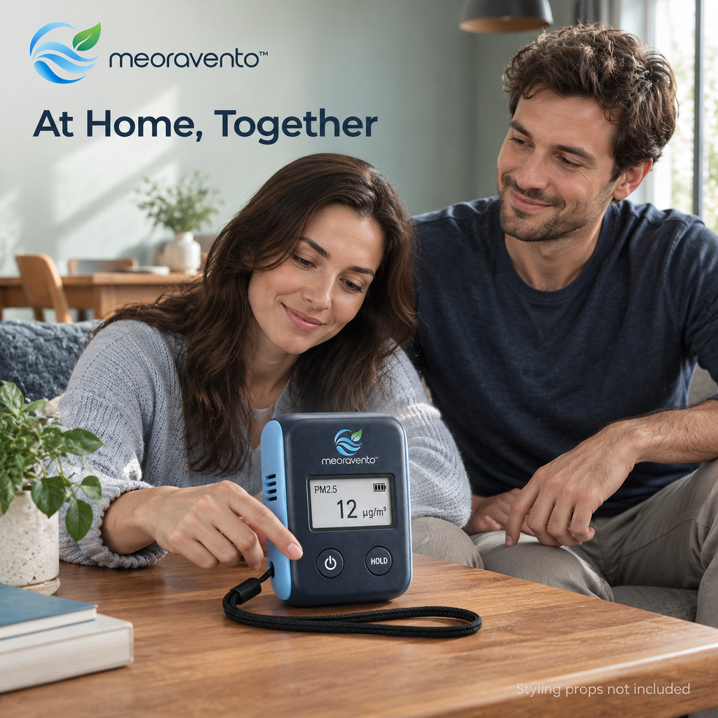 meoravento™ Portable PM2.5 Air Quality Monitor — product image 11