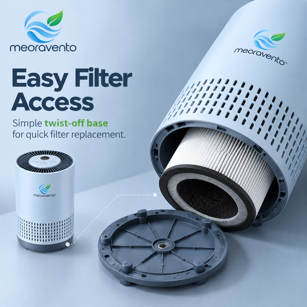 meoravento™ PureFlow HEPA Air Purifier — product image 04
