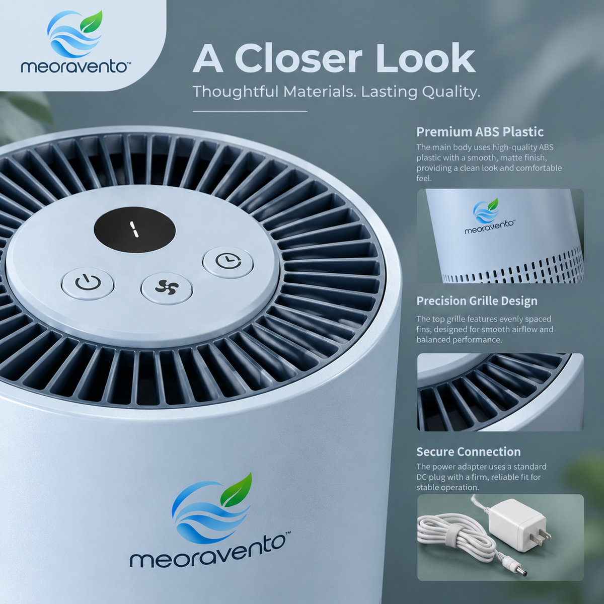 meoravento™ PureFlow HEPA Air Purifier — product image 06