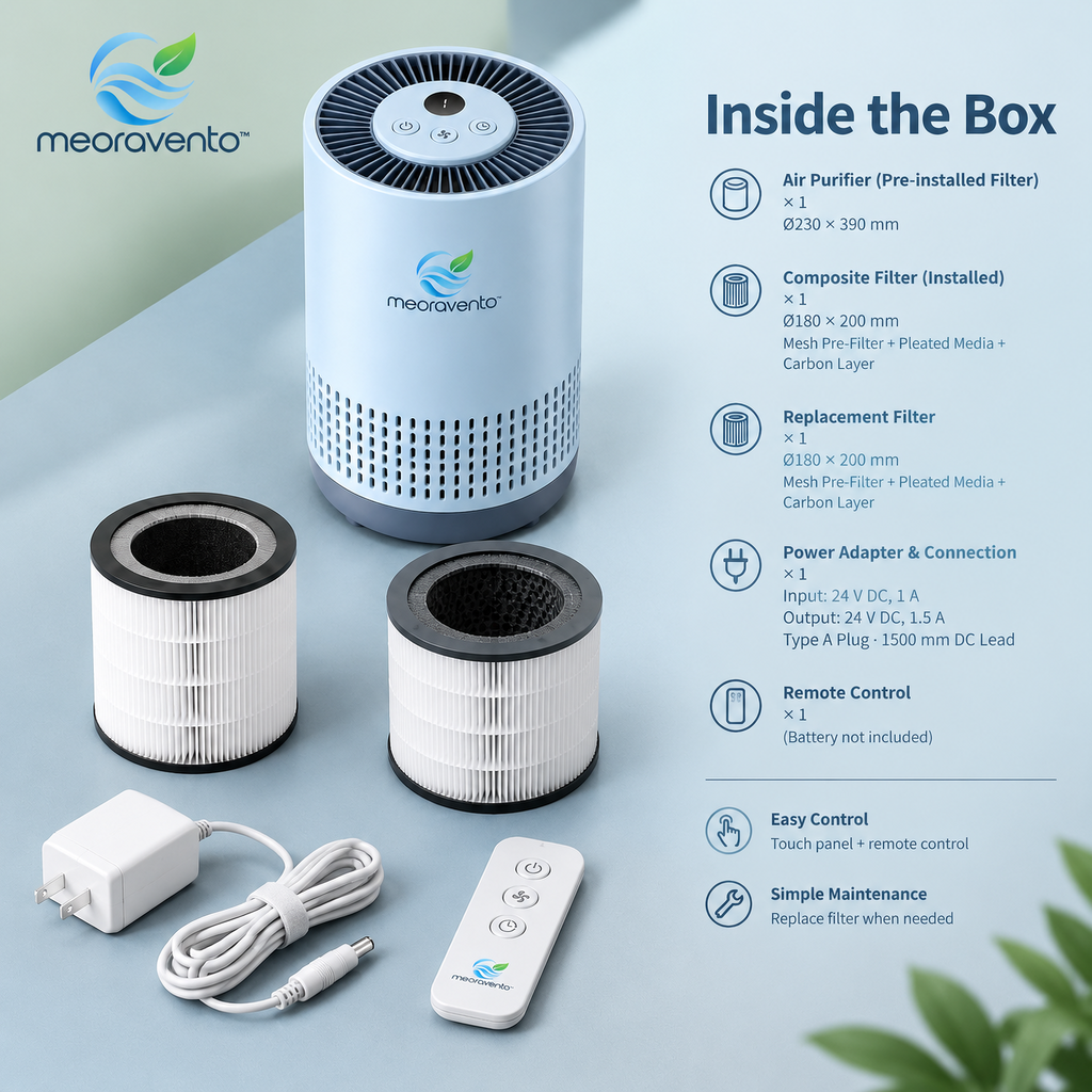 meoravento™ PureFlow HEPA Air Purifier — product image 09
