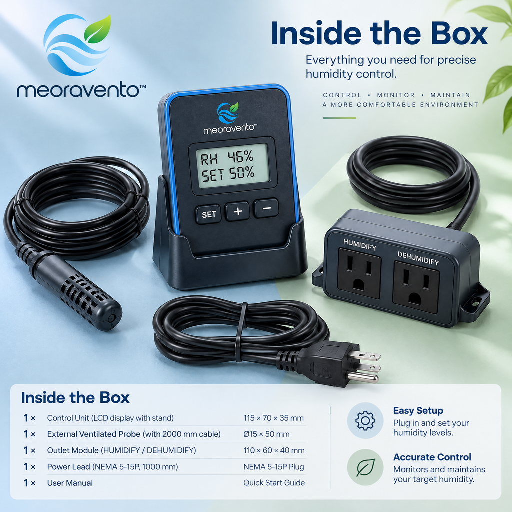 meoravento™ Smart Humidity Controller — product image 09