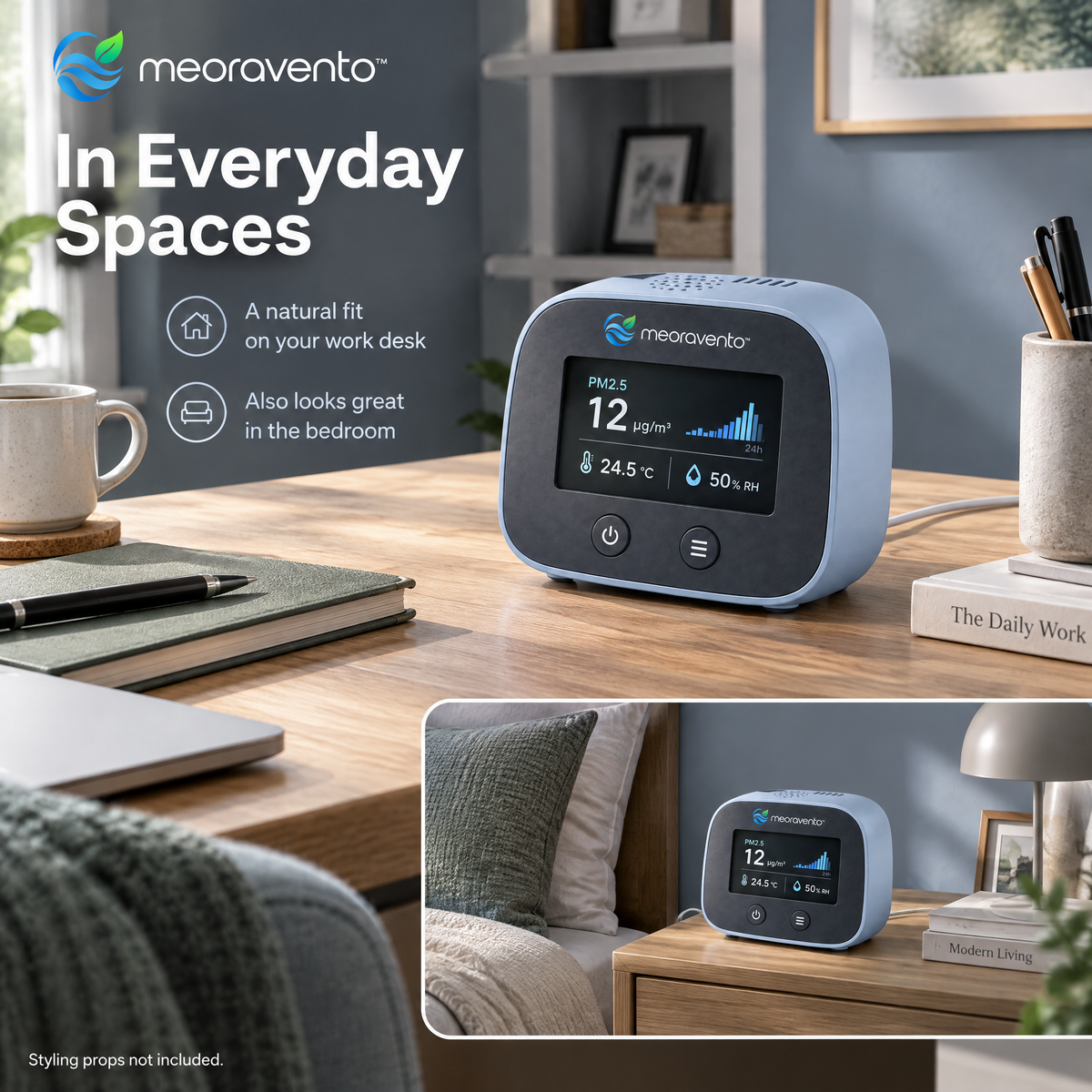 meoravento™ Smart Indoor Air Quality Monitor — product image 07
