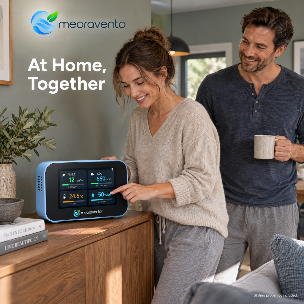 meoravento™ Wi-Fi Air Quality Monitor with App Connectivity — product image 11